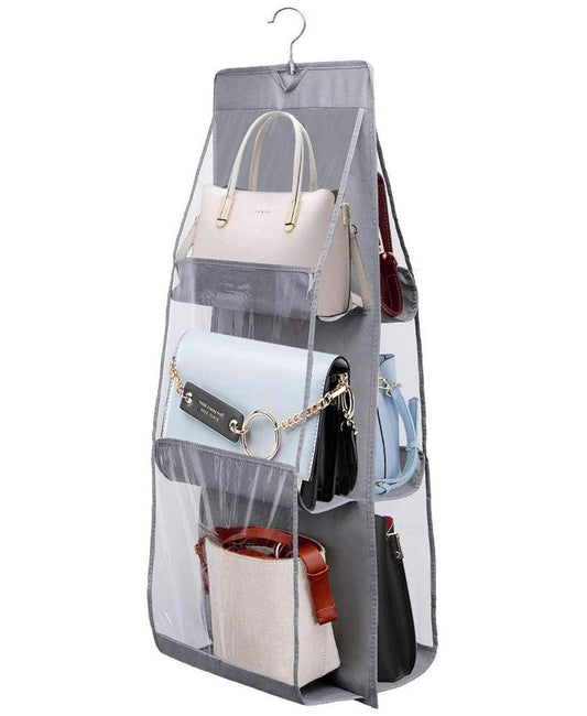 6 Pockets Double-sided Hanging Storage Bags